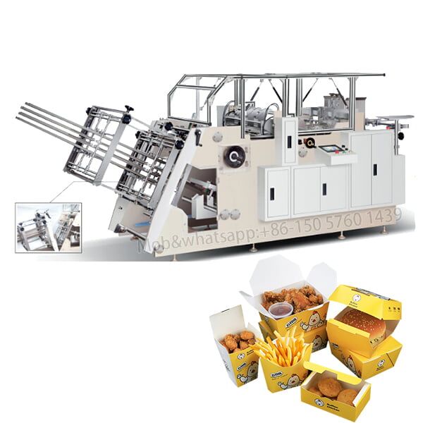 paper lunch box making machine