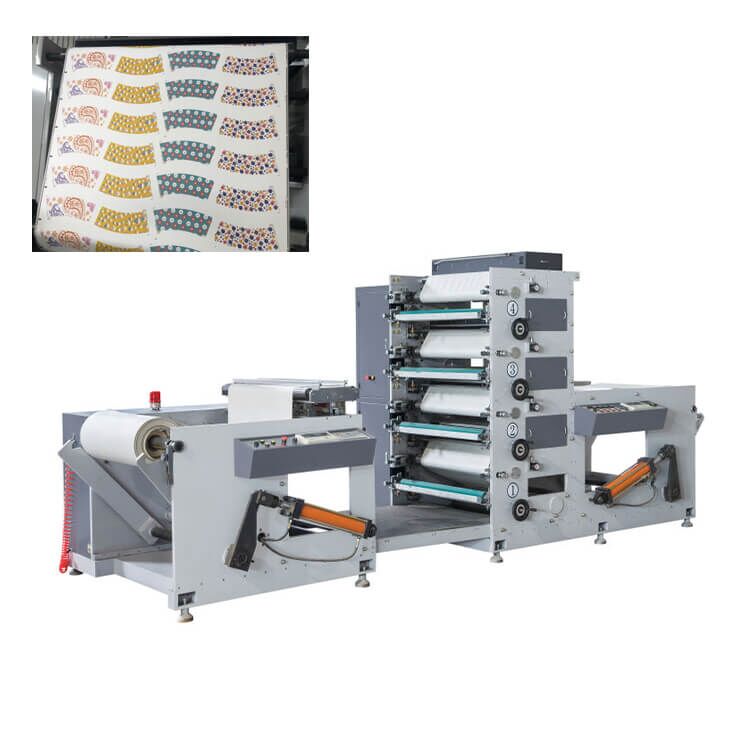 Paper cup fan printing machine