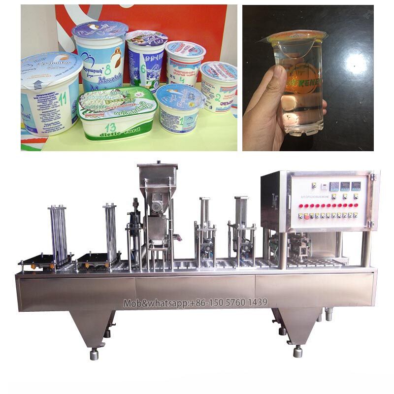 Plastic Cup filing & sealing machine