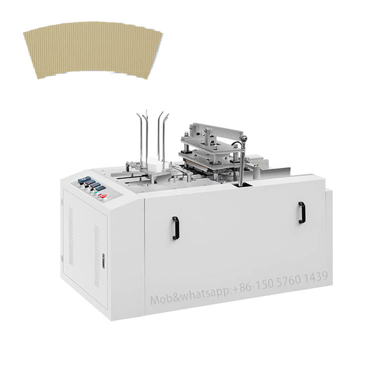 paper cup sleeve embossing machine